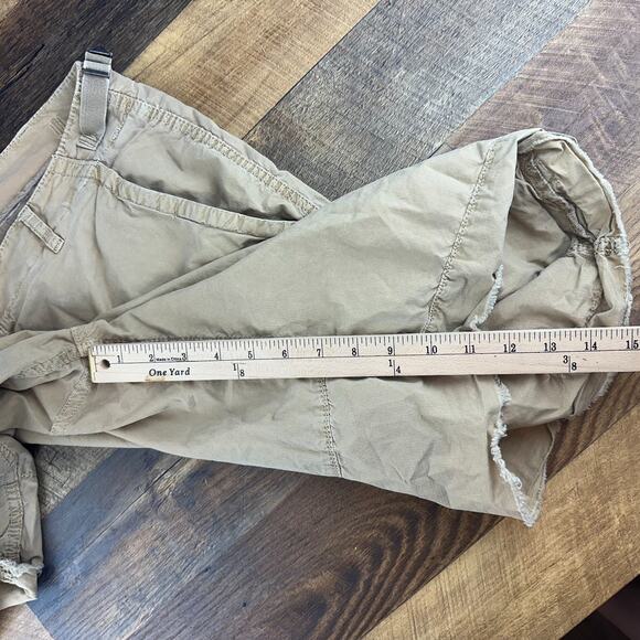 Paperbacks Men's Size 38 Tan Cotton Flat Front Cargo Shorts #124458 - Picture 5 of 9
